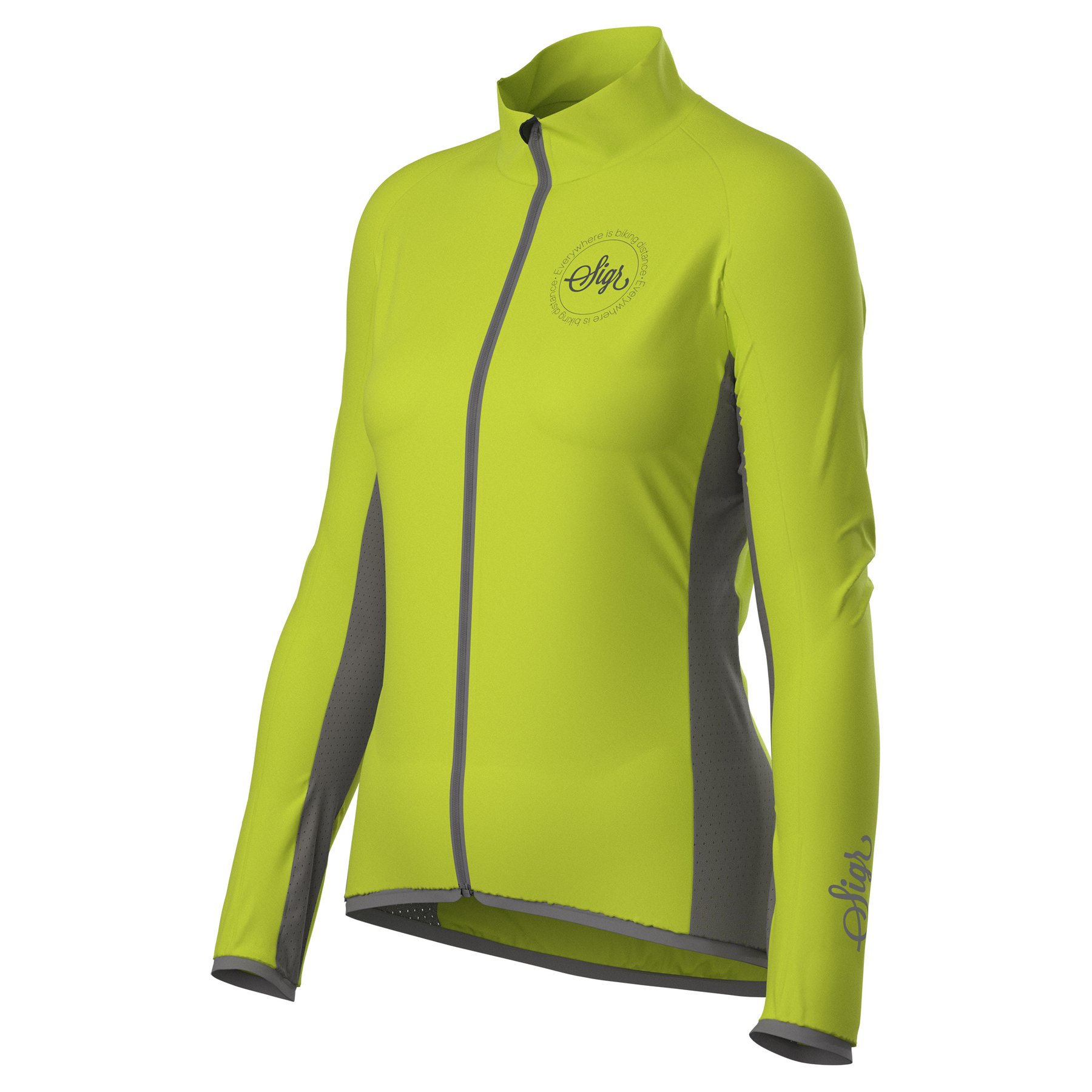 hi vis womens cycling jacket